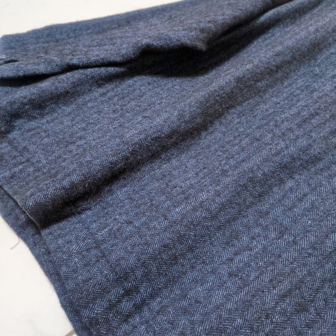 pas de calais✨️リネン ウール ヘリンボンジャケッ ト ゆったり❁