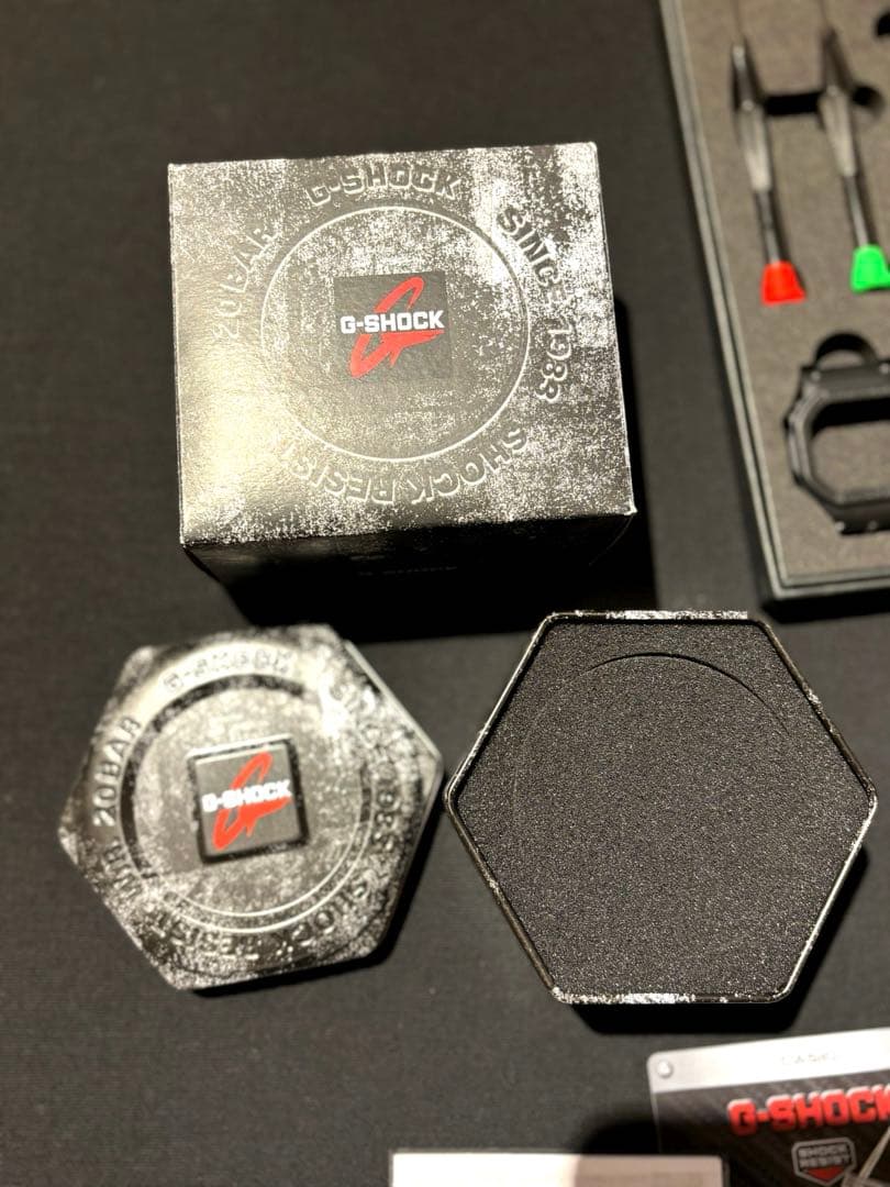 入*介様 【純正】Gショック5600 オールブラック　メタルバンド　反転液晶