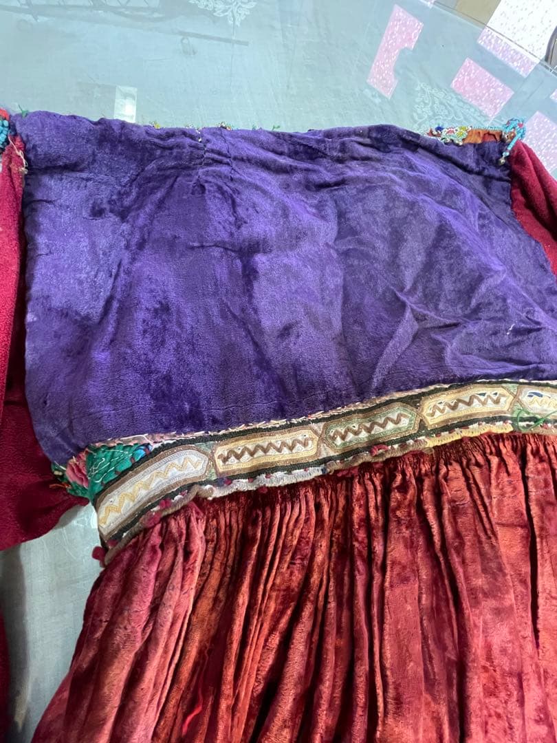 値下げ激レア！ビンテージ/アフガン民族衣装ドレス[YA]