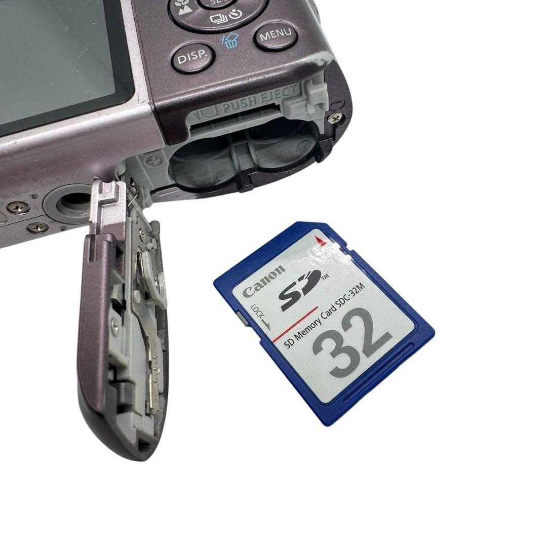 希少色　Canon PowerShot A1000 IS コンデジ パープル