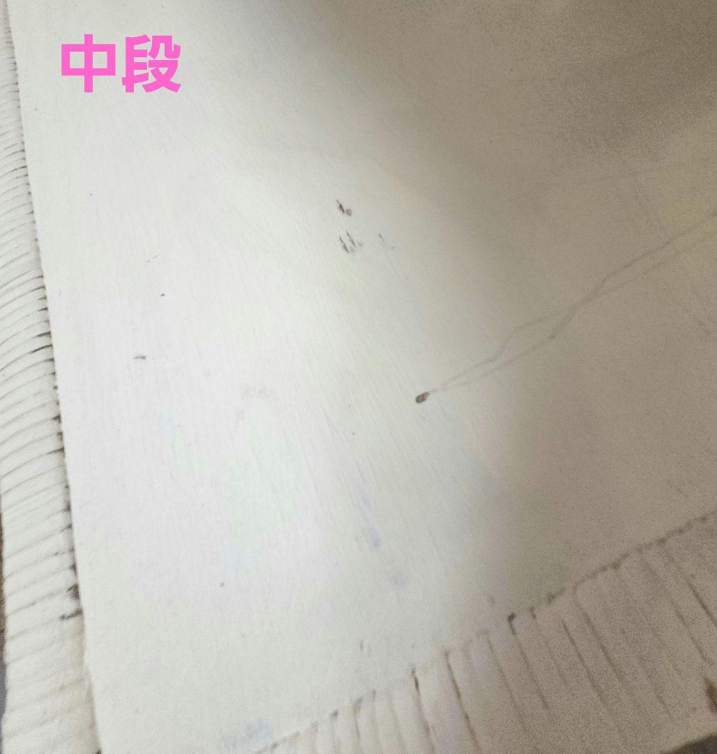 昭和レトロ/籐 ラタン/ラック 棚/シャビーペイント/ホワイト 白/アンティーク