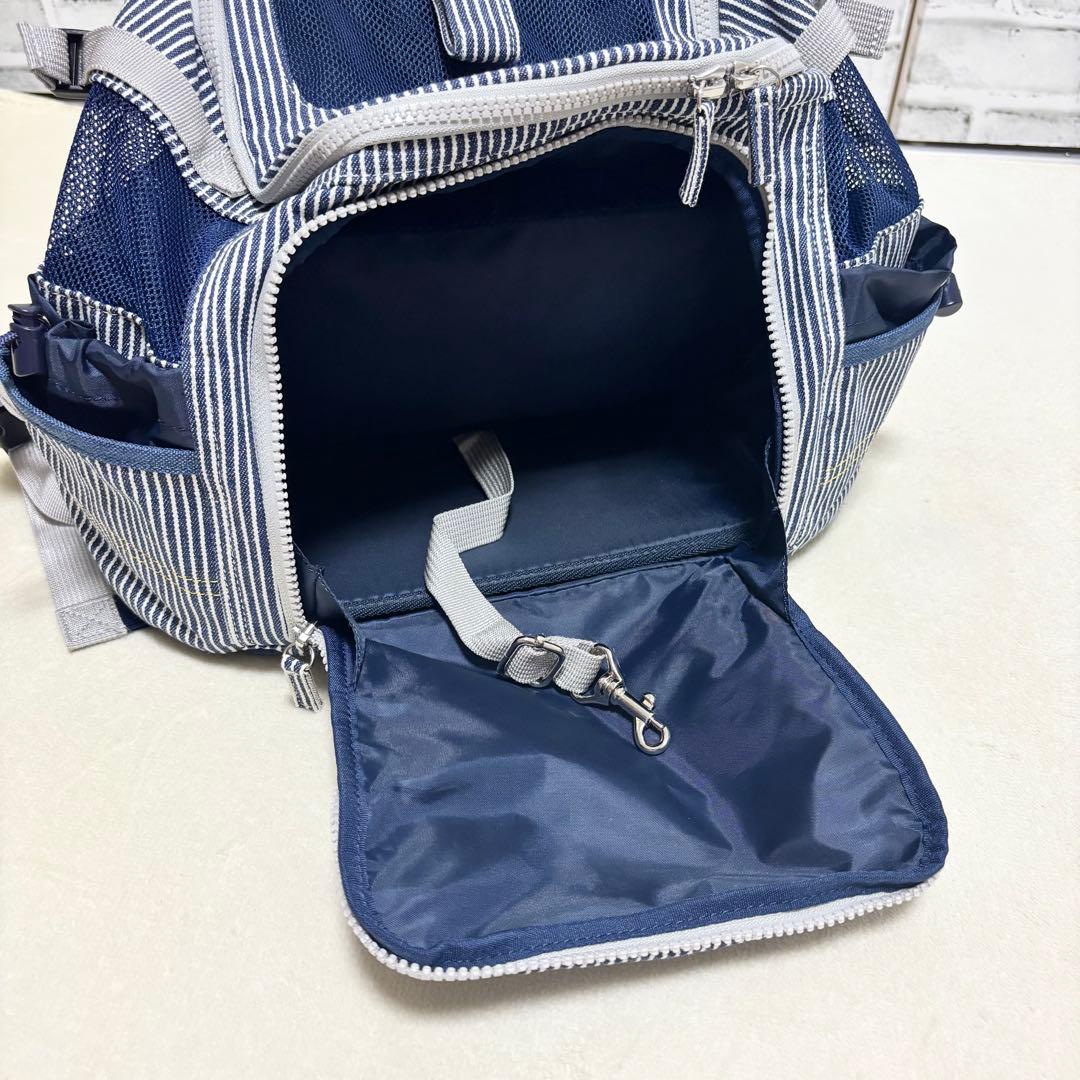 Lee【リー】ハグ＆リュック キャリーバッグ 《ヒッコリー柄》 S