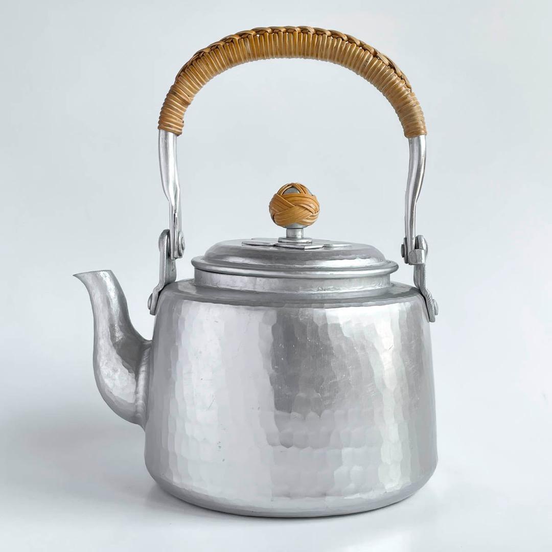 【arakien】京都 有次 アルミ やかん 江戸型 1L 未使用 薬缶