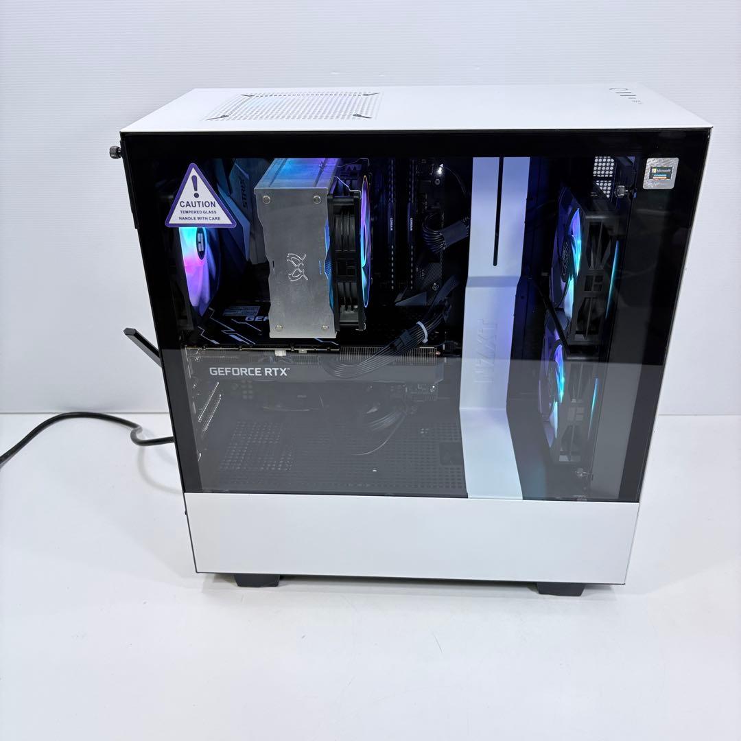 ゲーミングPC i7 8700K RTX3060 人気のNZXT AI画像生成も