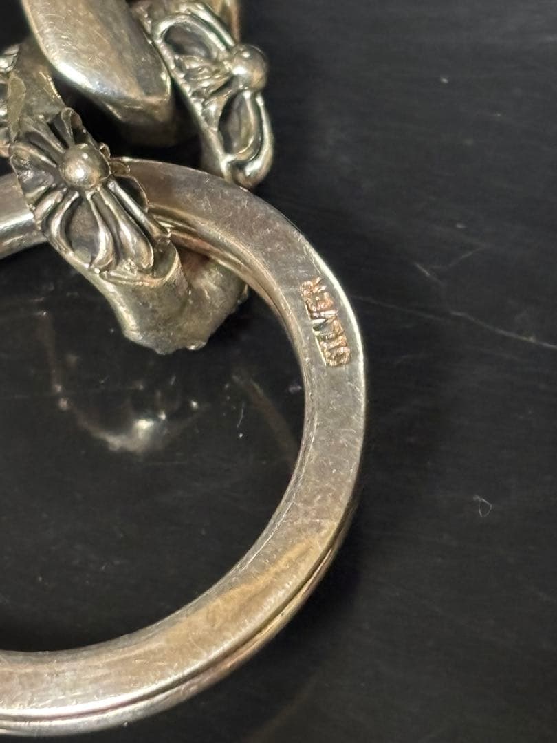 ALZUNI 大サイズナスカン　キーチェーン　シルバー925