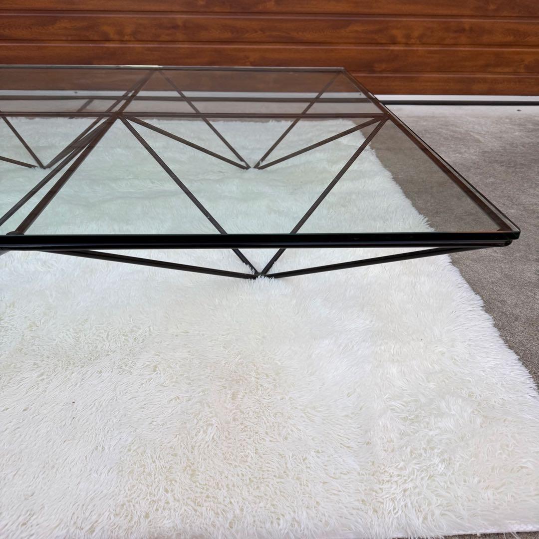 美品 B&B italia ALANDA ガラステーブル 購入価格67万