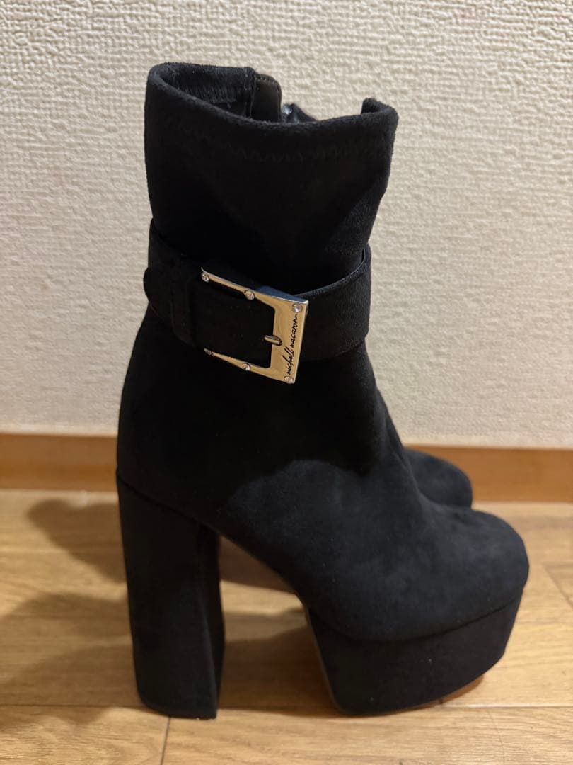 ミシェルマカロン 盛れる♡バックルショートブーツ13cm XSサイズ