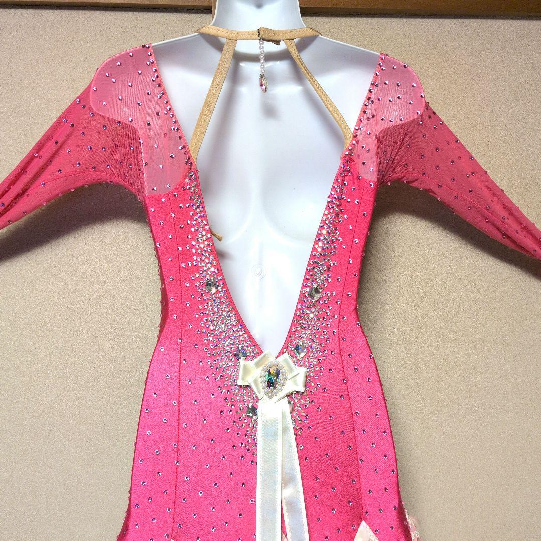 社交ダンス　衣装　ワンピース　モダンドレス 　スタンダードドレス