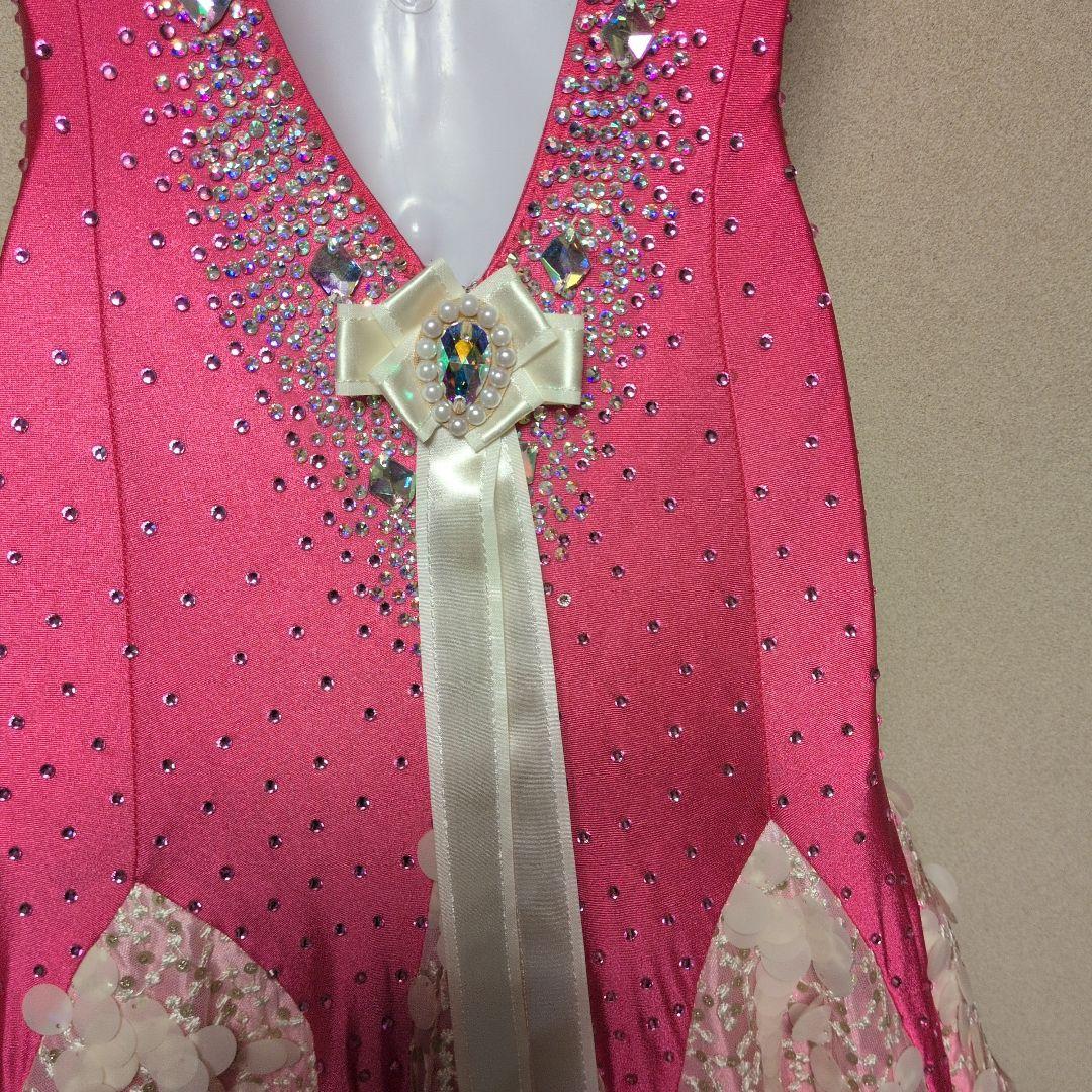 社交ダンス　衣装　ワンピース　モダンドレス 　スタンダードドレス