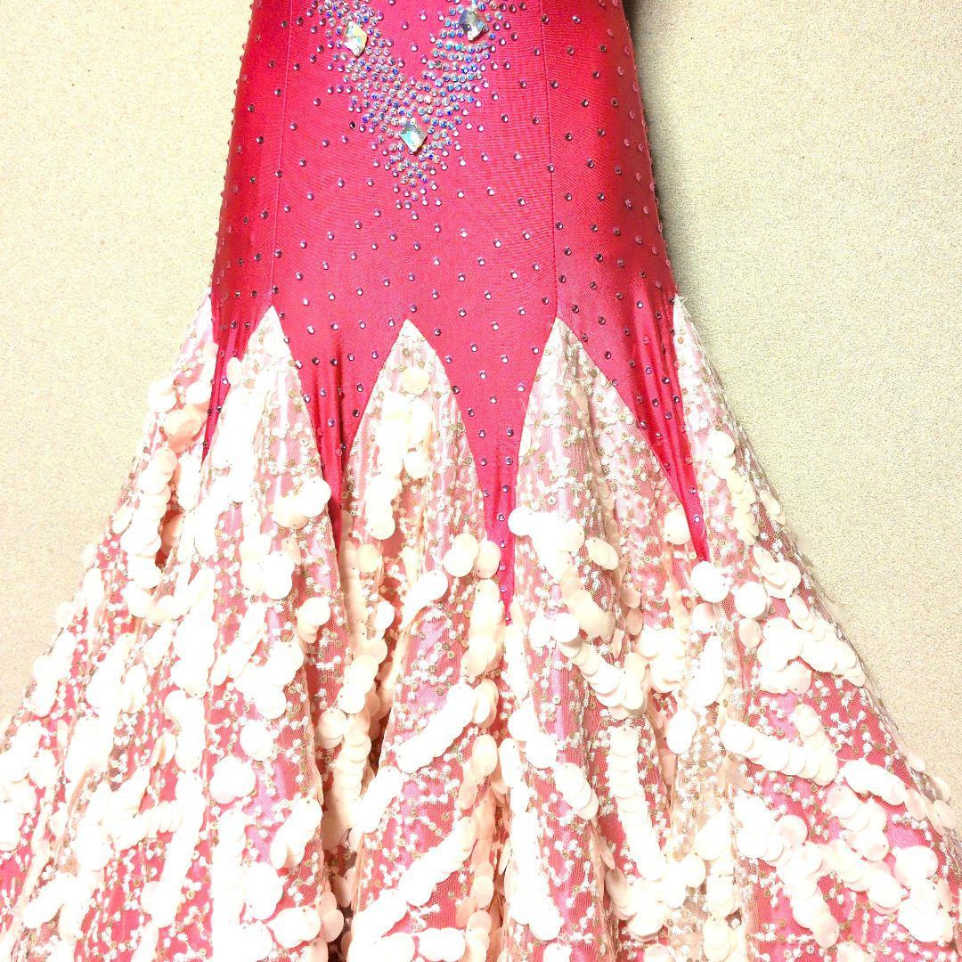 社交ダンス　衣装　ワンピース　モダンドレス 　スタンダードドレス