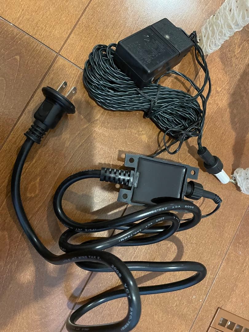 クリスマスイルミネーション　LEDクリスタルミニトナカイホワイト 2個セット