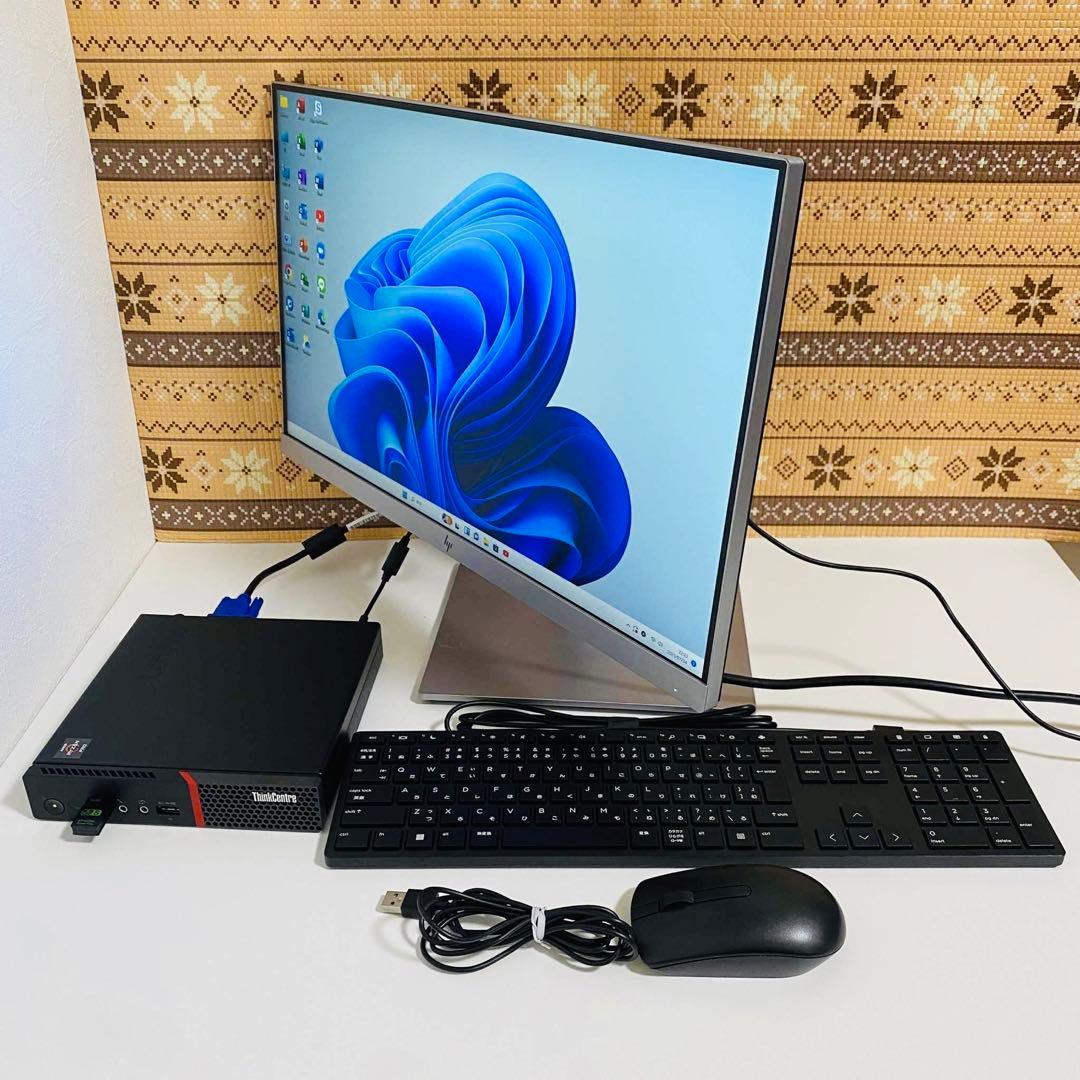 Y694 LENOVOデスクトップSSDサクサク動くWindows11オフィス付