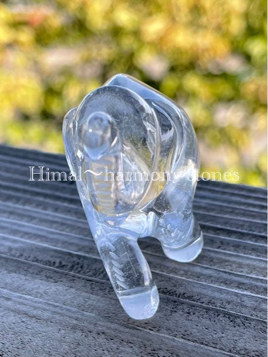 １点物　ガネーシュヒマール産水晶　象の置物