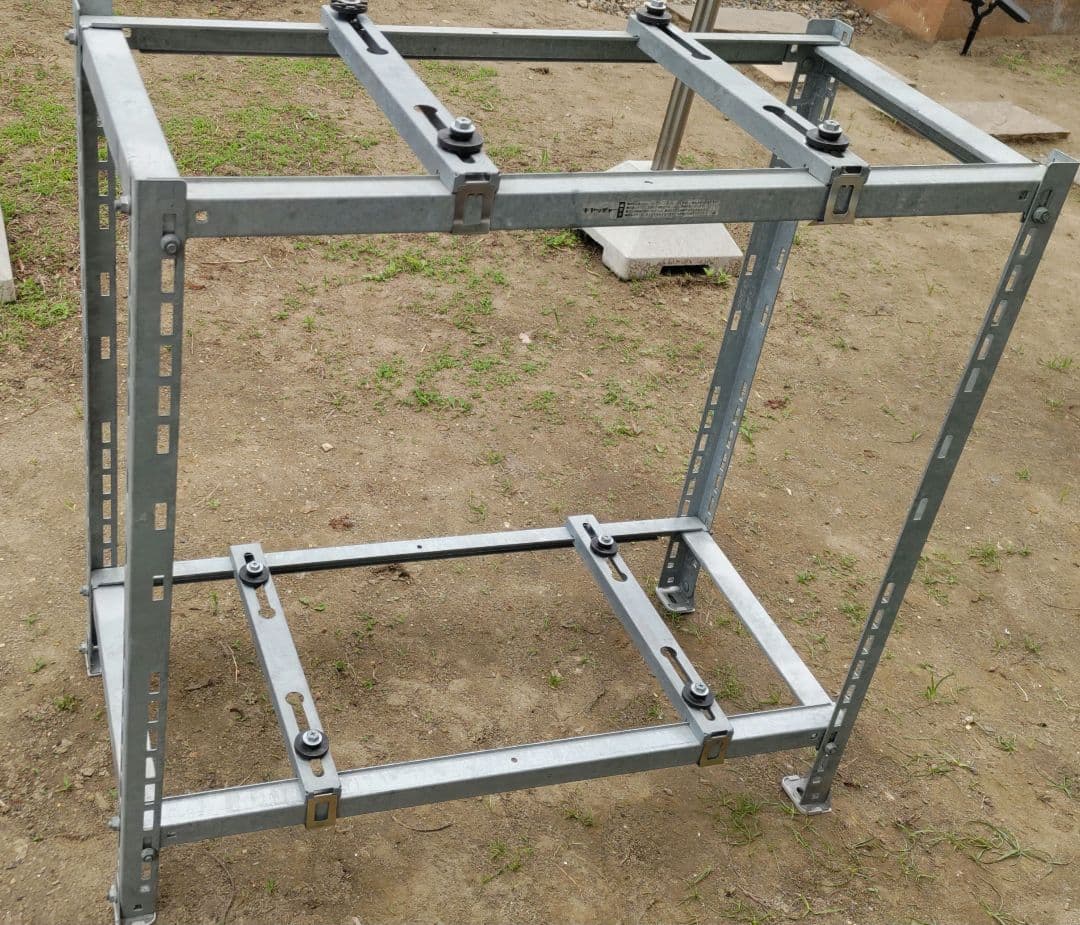 エアコン室外機２段積み用台 日晴金属クーラーキャッチャー