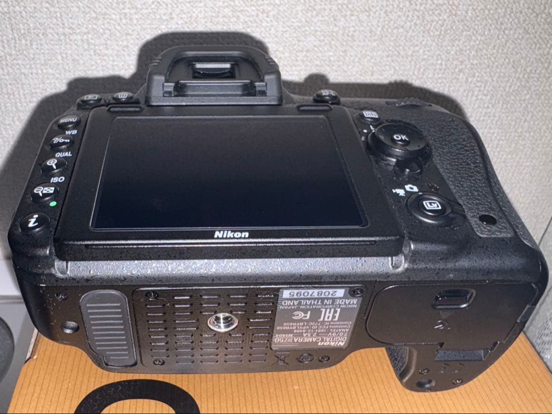 1/5までの値引き中 シャッター数6085回 D750 アイピースリモートコード