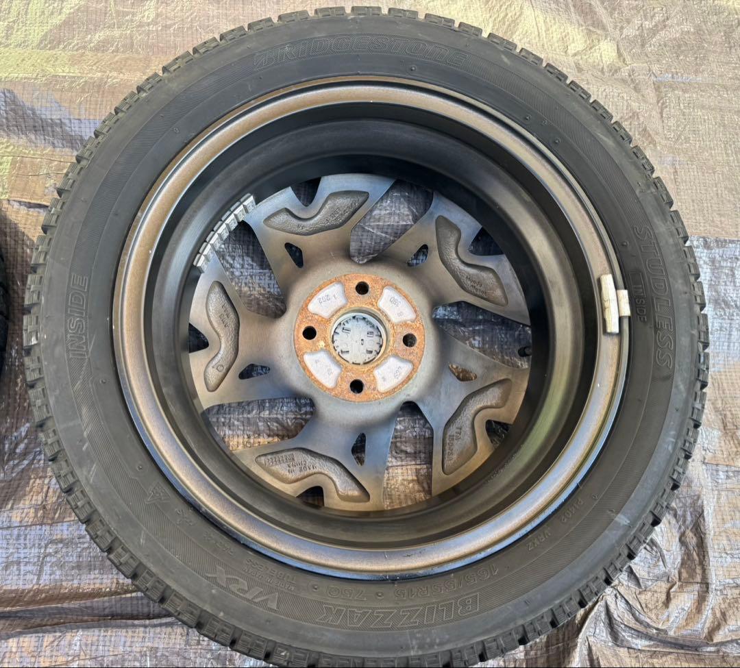 送料込み　ホンダ純正　NBOX カスタムJF3 15インチ ホイール2本 ②