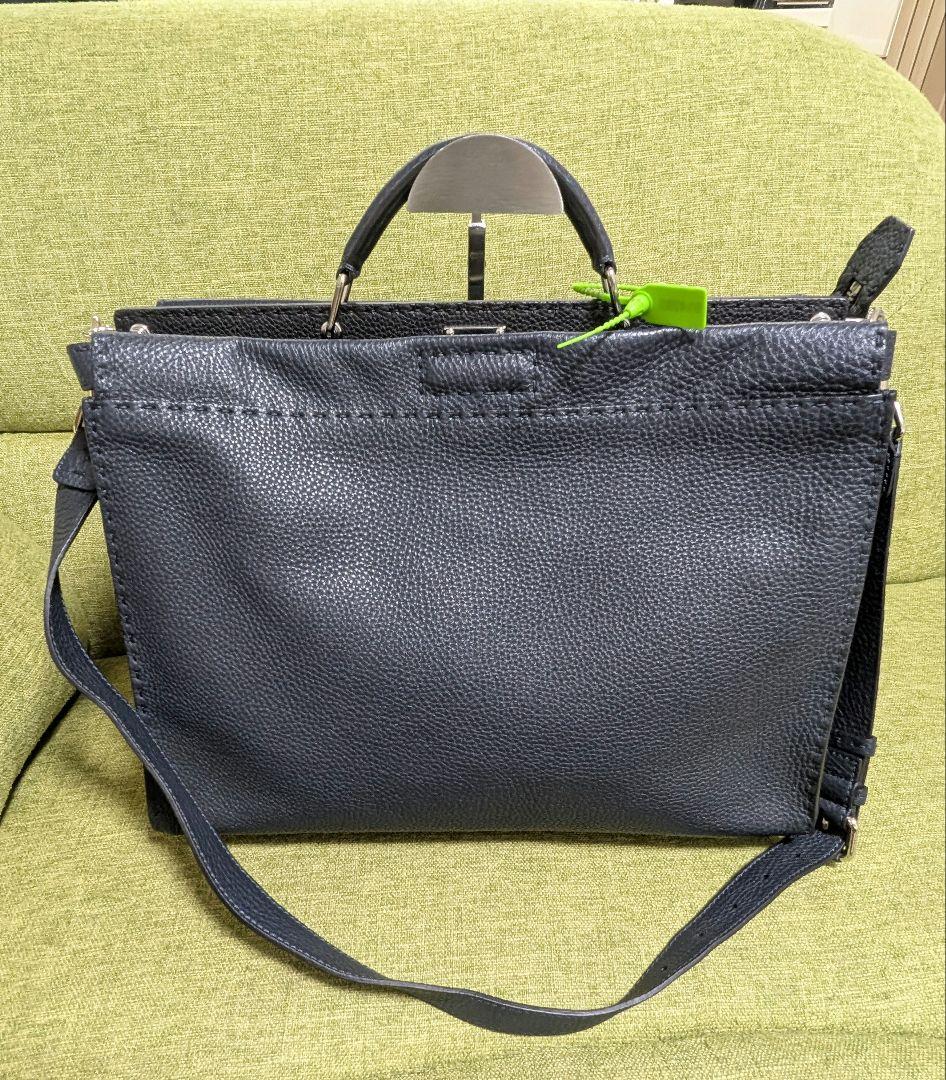 FENDI フェンディ レザー 2WAY バッグ 安心鑑定