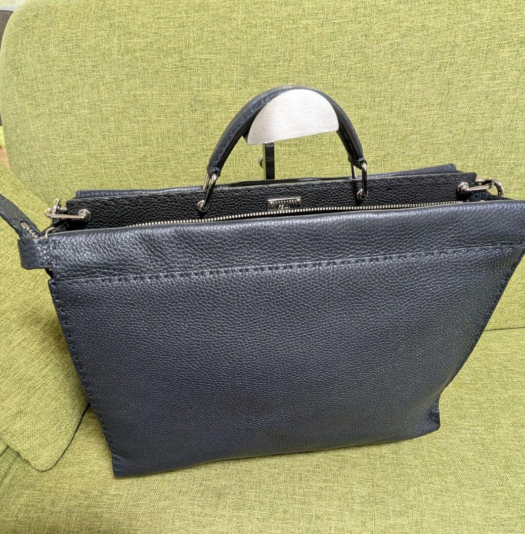 FENDI フェンディ レザー 2WAY バッグ 安心鑑定