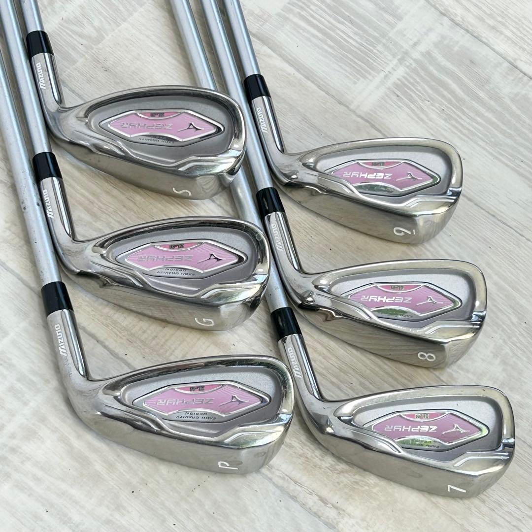 レディースゴルフ　MIZUNO ZEPHYR ZL-01 11本 レインカバー付