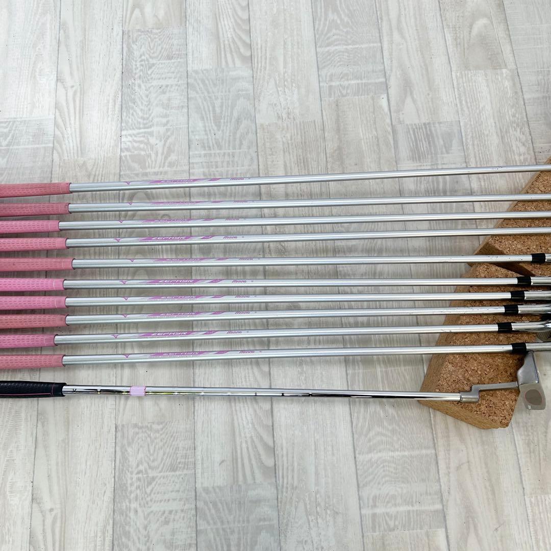 レディースゴルフ　MIZUNO ZEPHYR ZL-01 11本 レインカバー付