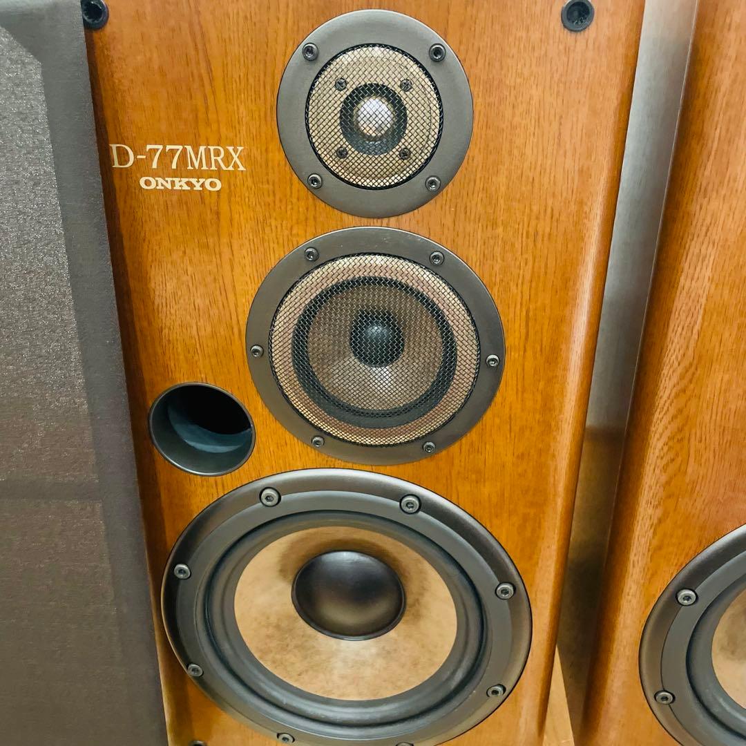 ① ONKYO ロングセラー 大型3wayスピーカー D-77MRX (R)
