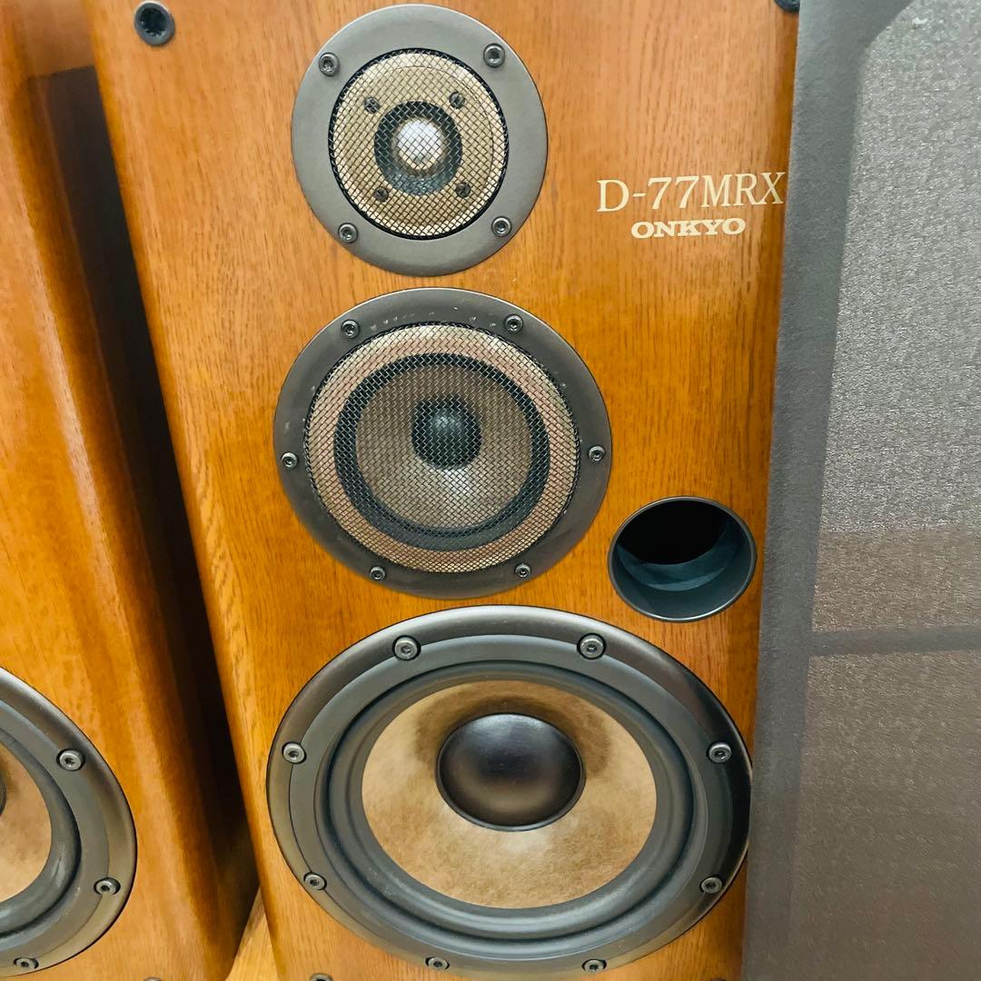 ① ONKYO ロングセラー 大型3wayスピーカー D-77MRX (R)