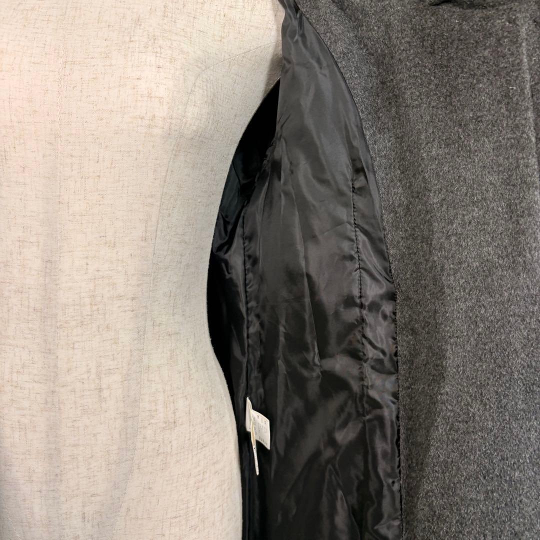 美品✨アルアバイル ウールアンゴラ×ダウン フードコート 2 グレー