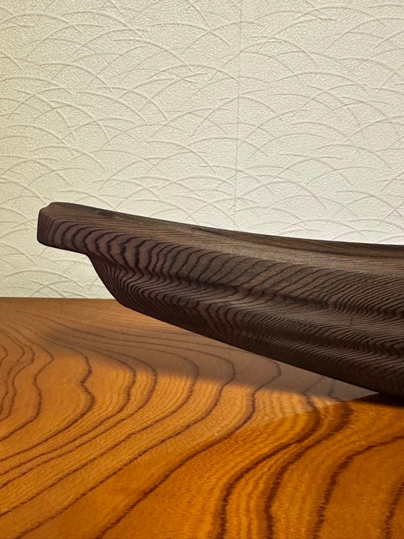 泊舟　泊船　華道具　木製花器　美品　池坊　花器