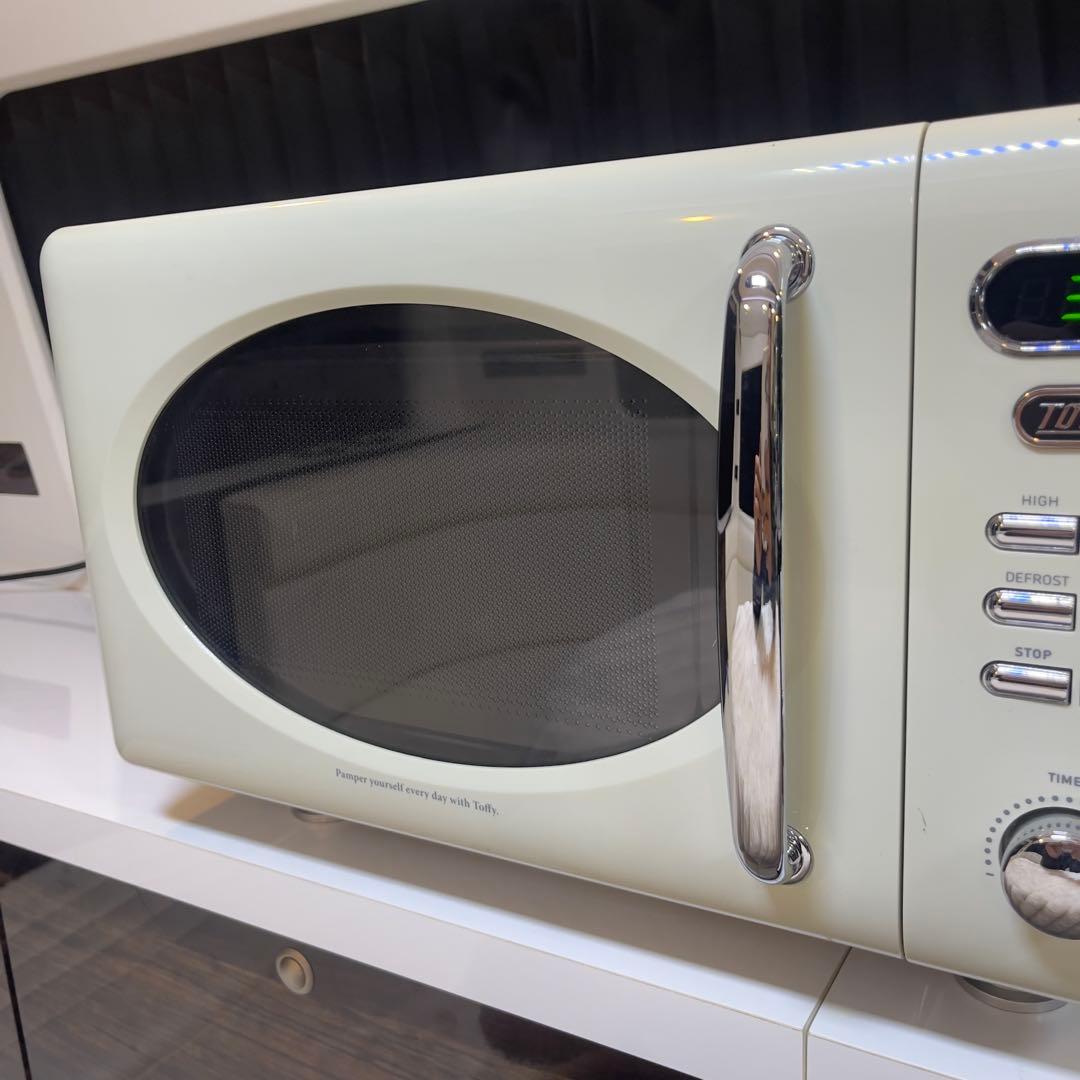 電子レンジ　LADONNA Toffy K-DR1 2021年製　ホワイト　美品