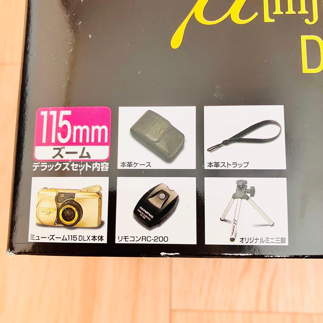 未使用　箱付　OLYMPUS mju ZOOM 115 DELUXE 付属品付