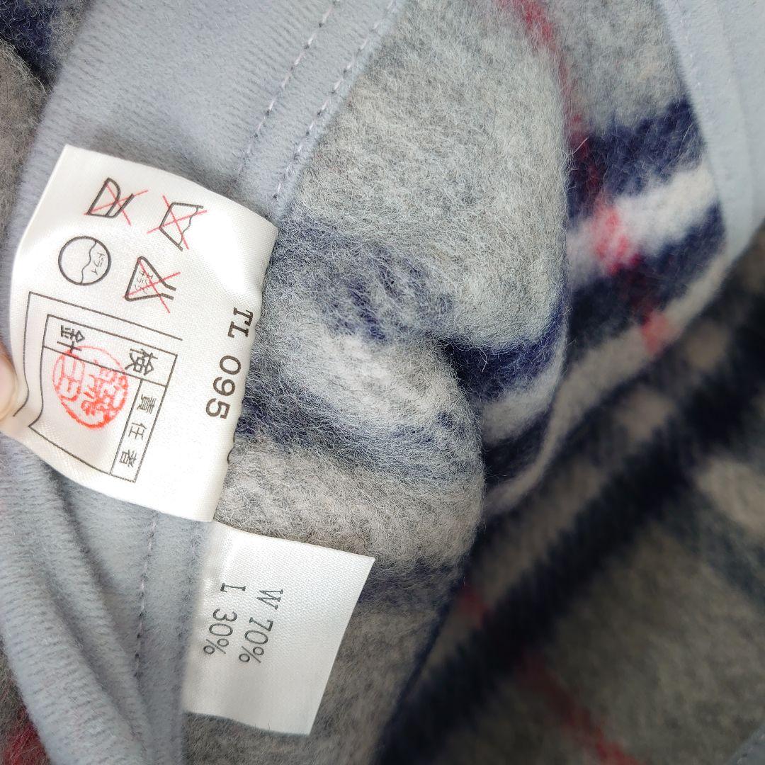 Burberrys バーバリー 純毛毛布 ラムMIX 140×200cm