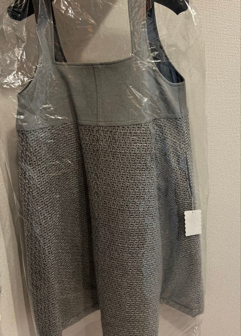 warmy tweed like Pandoro OP グレー