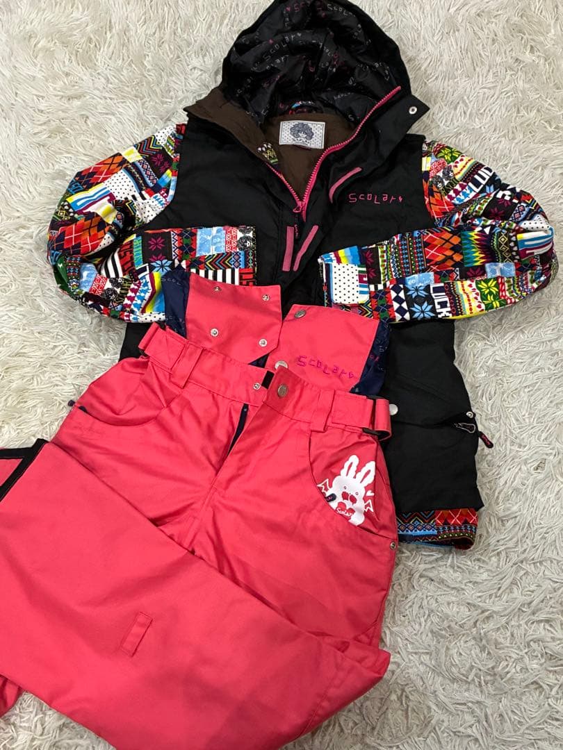 ✨人気色✨スカラースノーボードウェア 上下セット XXS