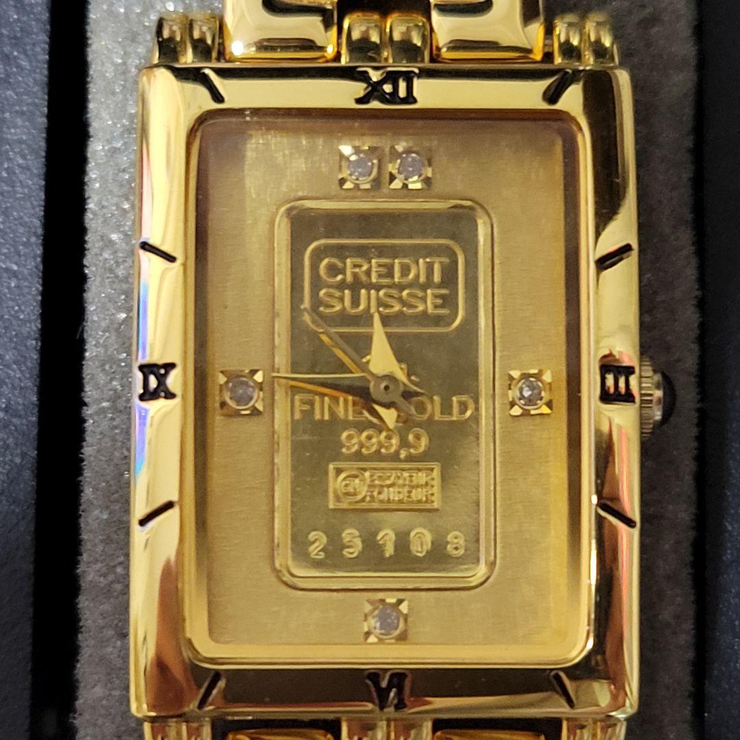 ELGIN エルジン ゴールド インゴット1g レディース時計