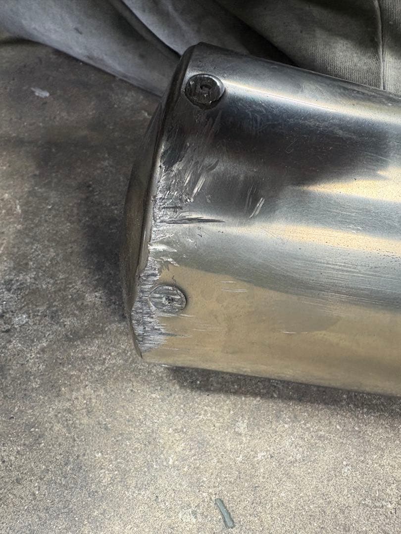 オーバーレーシング フルエキチタンメガホン MANXTYPE SR400(FI)