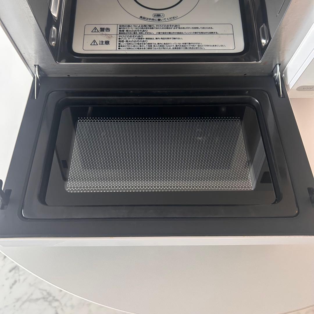 アイリスオーヤマ オーブンレンジ 2019年製 電子レンジ フラットテーブル