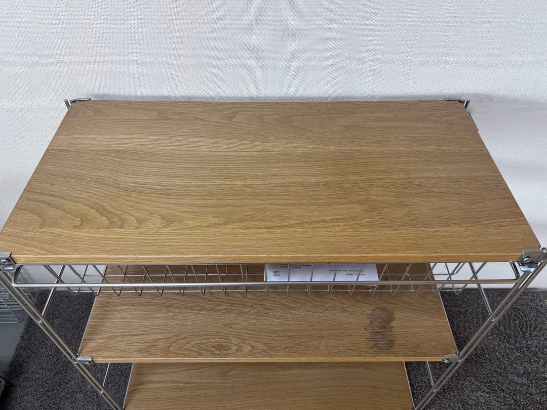 【そらいろ様】無印良品　ステンレスユニットシェルフ　ワイド