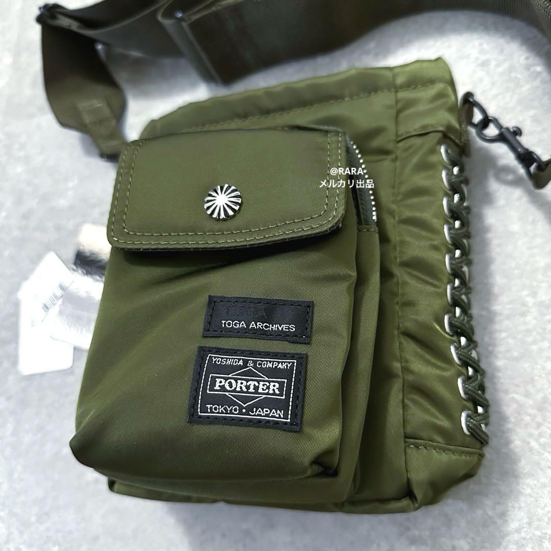 TOGA×PORTER Shoulder bag PORTER SP カーキ