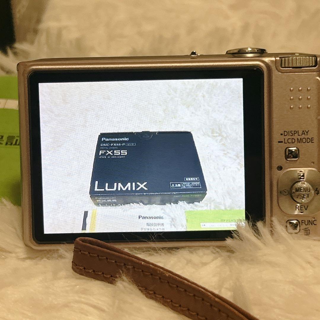 【美品】Panasonic ルミックス DMC-FX55 ピンク 付属品多数