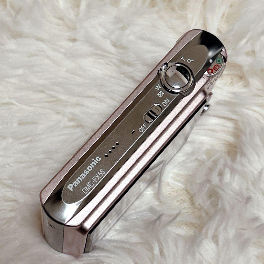 【美品】Panasonic ルミックス DMC-FX55 ピンク 付属品多数