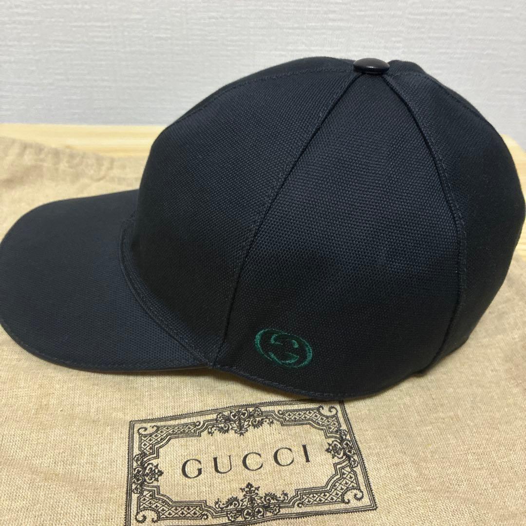 1234【美品・数回着用程度】GUCCI グッチ ベースボールキャップ L