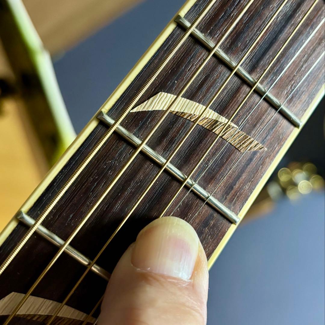 美品【トランスギター】IBANEZ AEG24-Ⅱ　単板、美しい虎目（値下げ中）