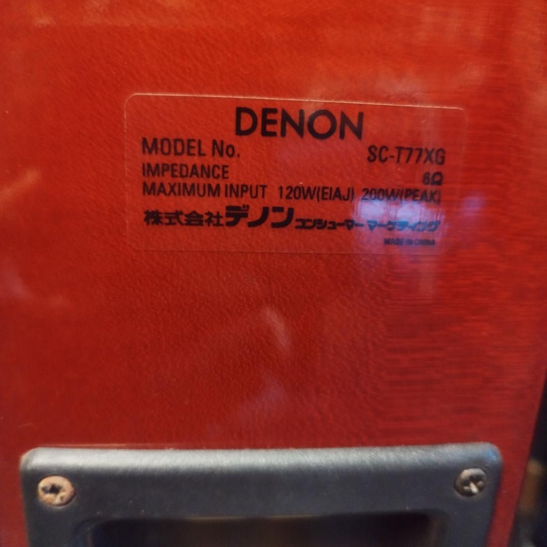 Denon SC-T77XG スピーカーペア　デノン トールボーイ