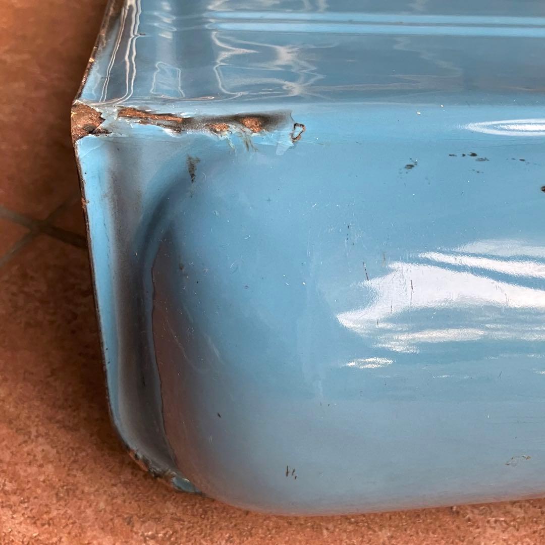 ヴィンテージ エナメル レードル ラック / ホーロー