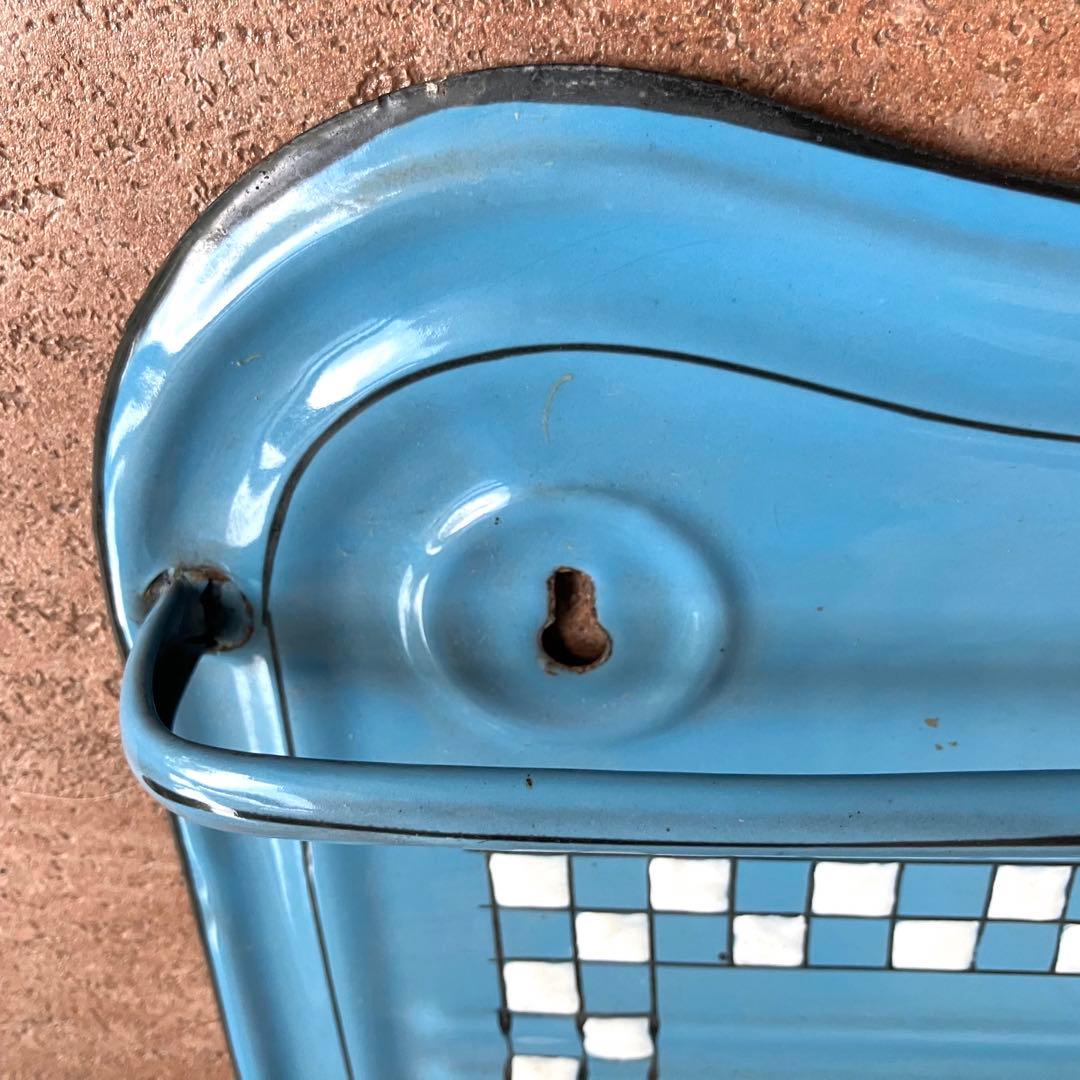 ヴィンテージ エナメル レードル ラック / ホーロー