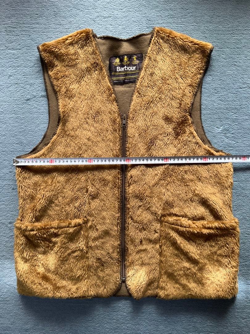 Barbour×US/Zip-Up Pile Boa Vest