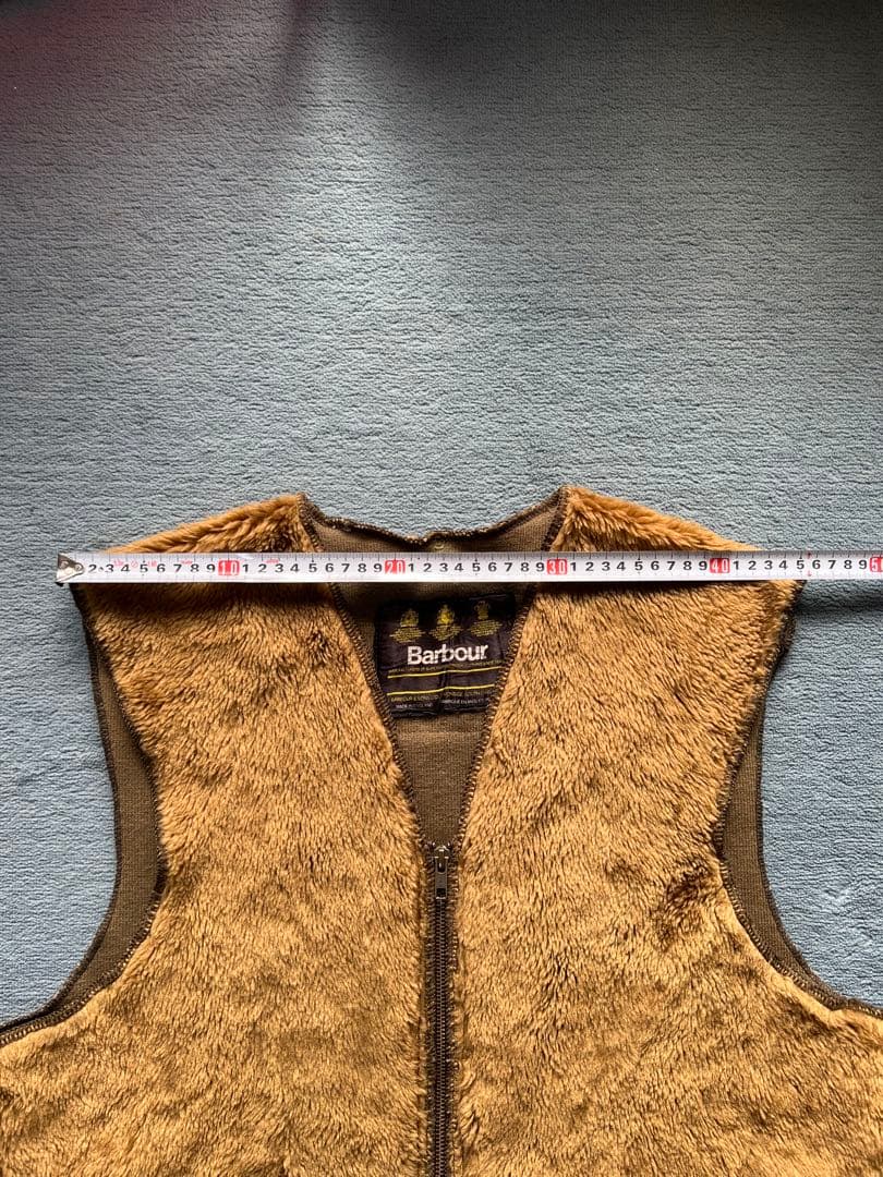 Barbour×US/Zip-Up Pile Boa Vest