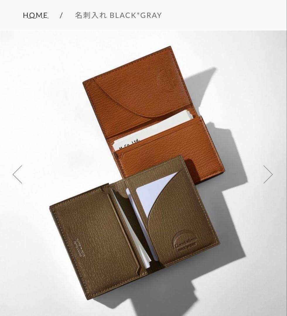 L'arcobaleno ラルコバレーノ 名刺入れ ブラック ビジネス レザー