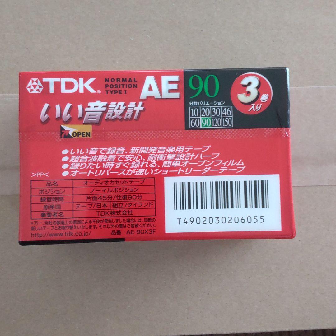 TDK AE-90X3F オーディオカセットテープ