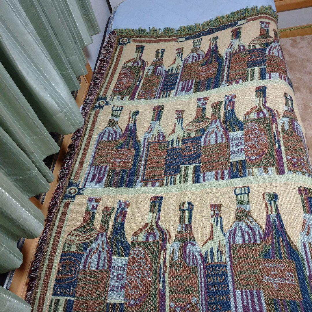 【徒歩】 ベッドカバー アメリカン カントリー マルチカバー